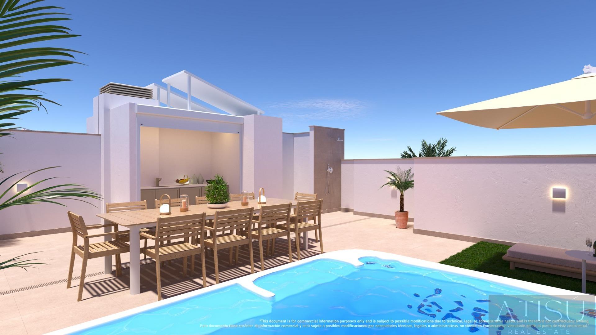Venta de bungalow en Pilar de la horadada