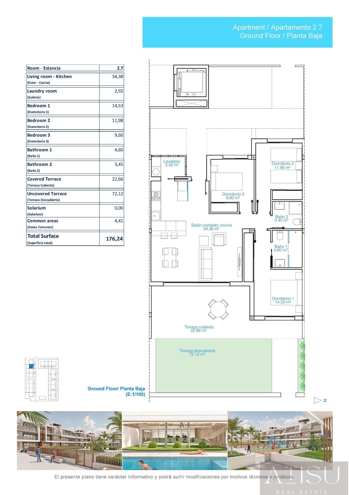 For sale of apartment in Pilar de la horadada