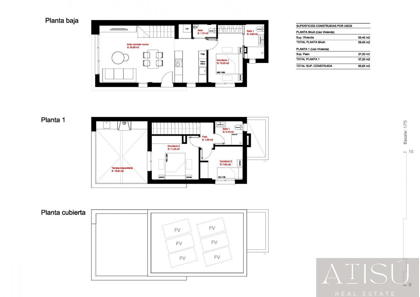For sale of villa in Daya nueva