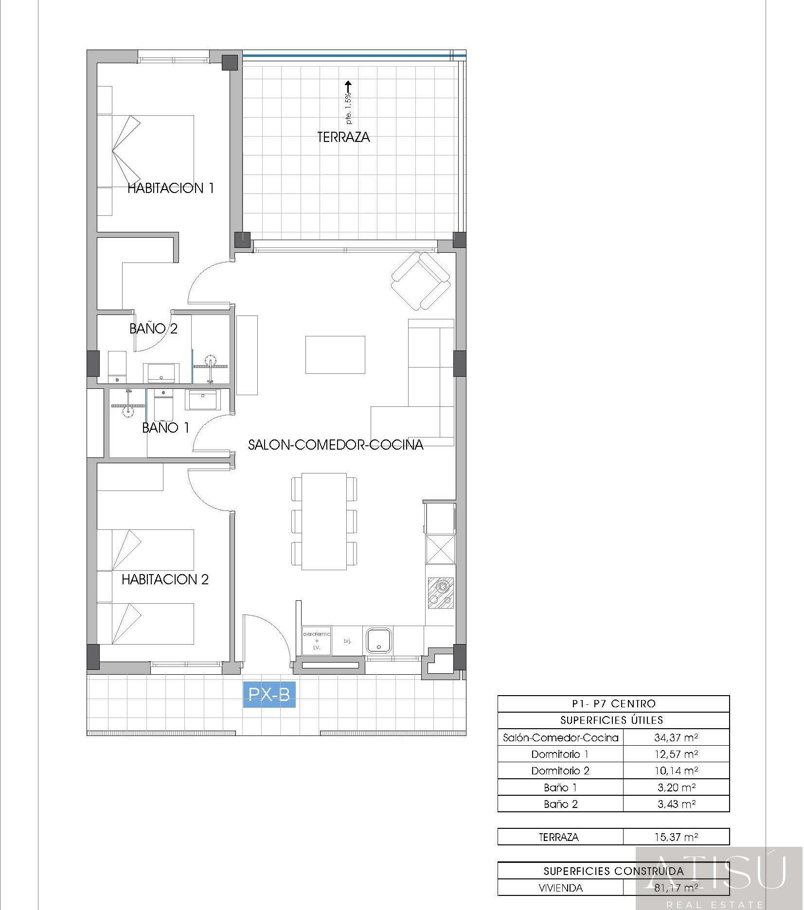 For sale of apartment in Villajoyosa