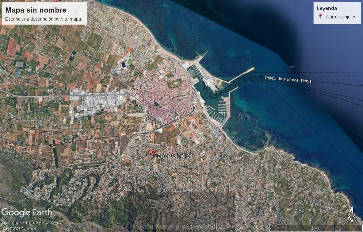 For sale of land in Dénia