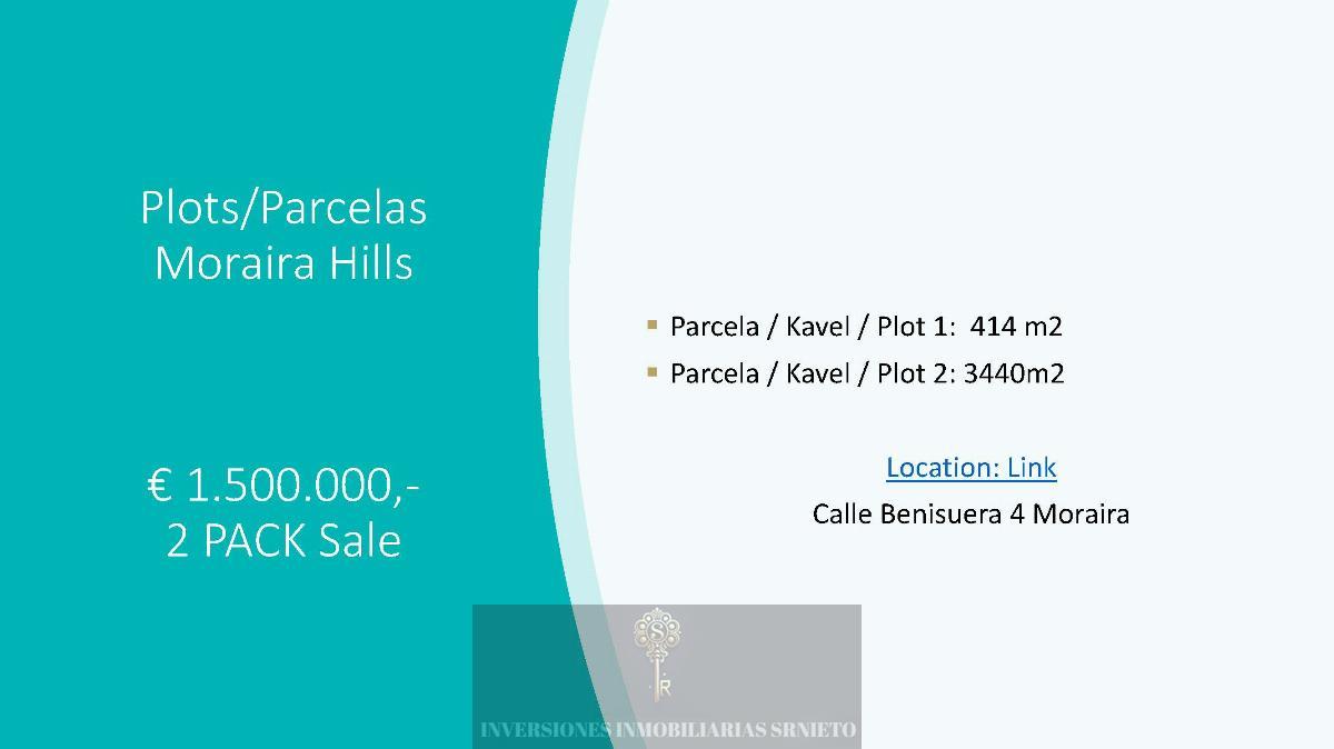 For sale of land in Teulada