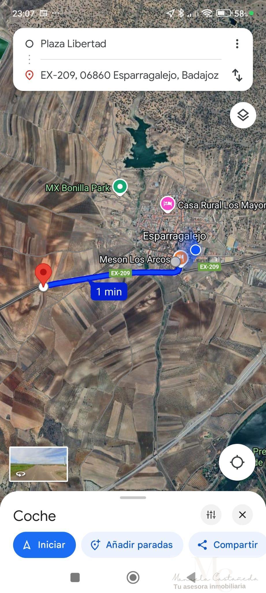 For sale of rural property in Esparragalejo