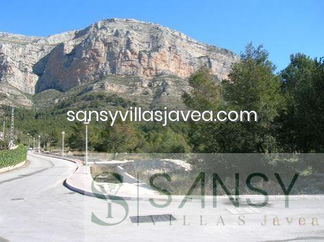 Til salg fra grund i Jávea-Xàbia