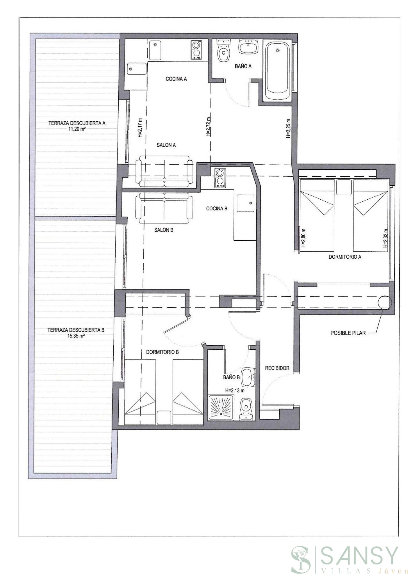 Venta de apartamento en Jávea-Xàbia
