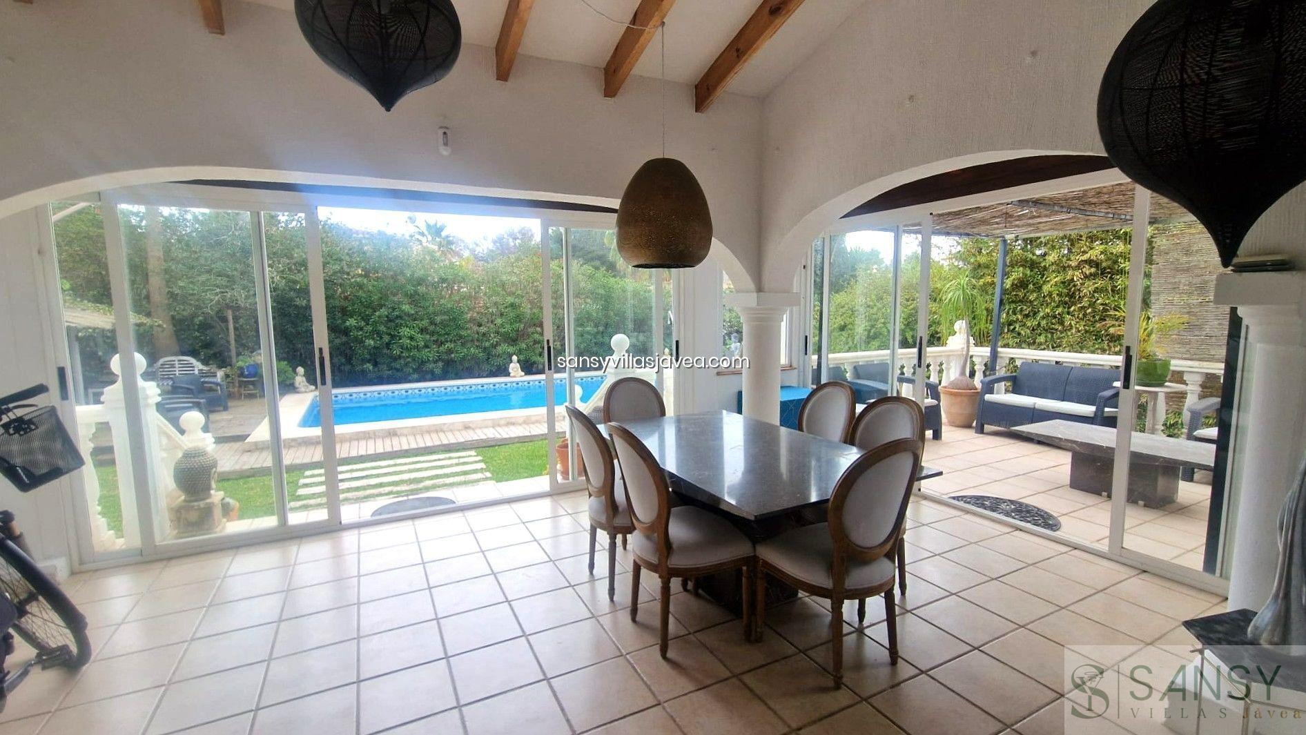 For rent of villa in Jávea-Xàbia