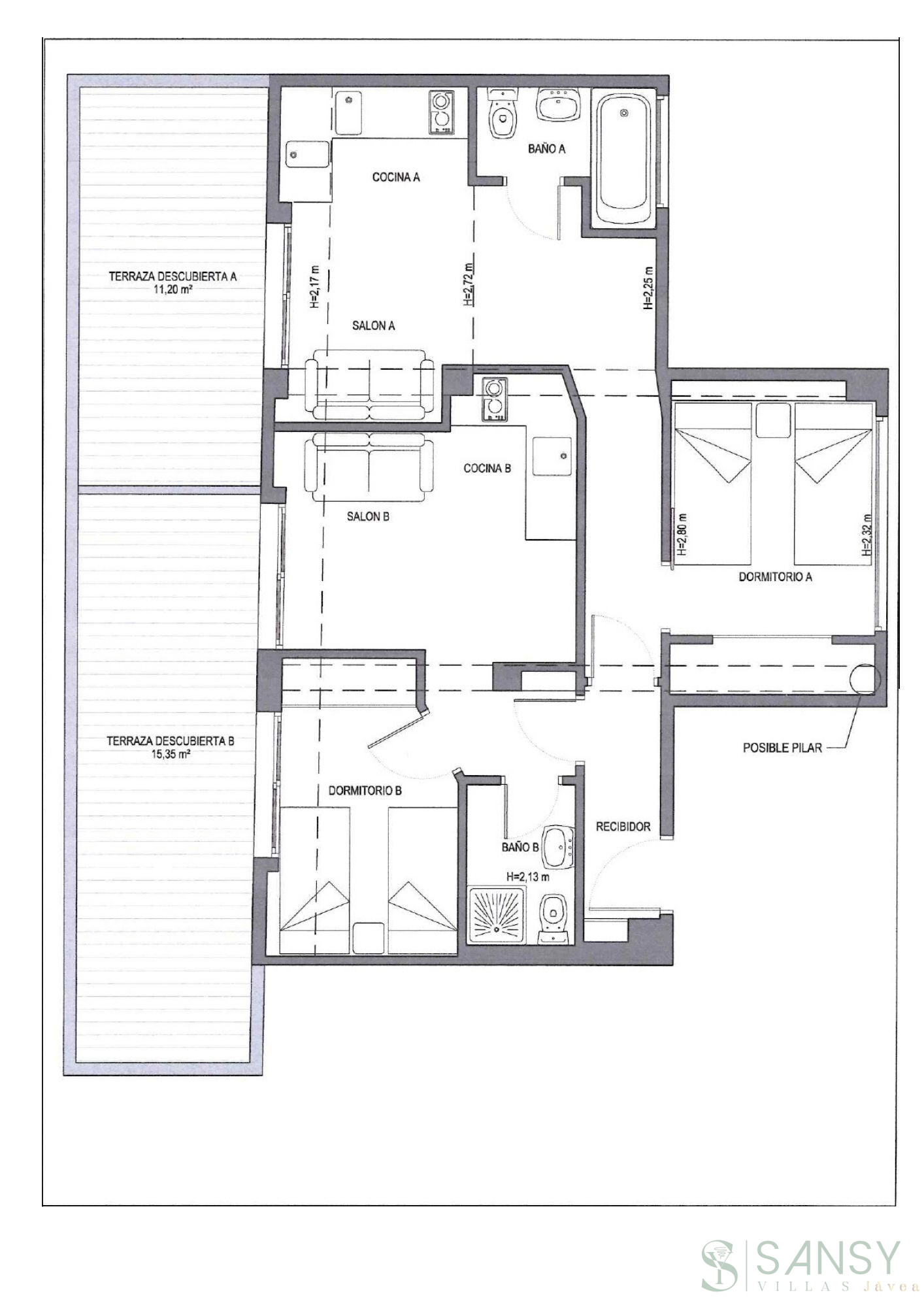 Venta de apartamento en Jávea-Xàbia