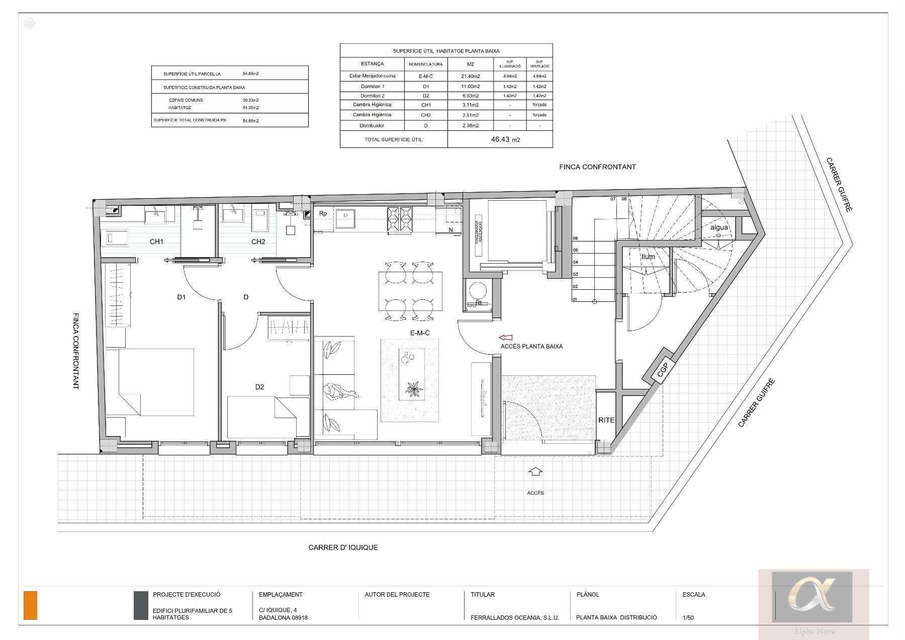 Venta de planta baja en Badalona