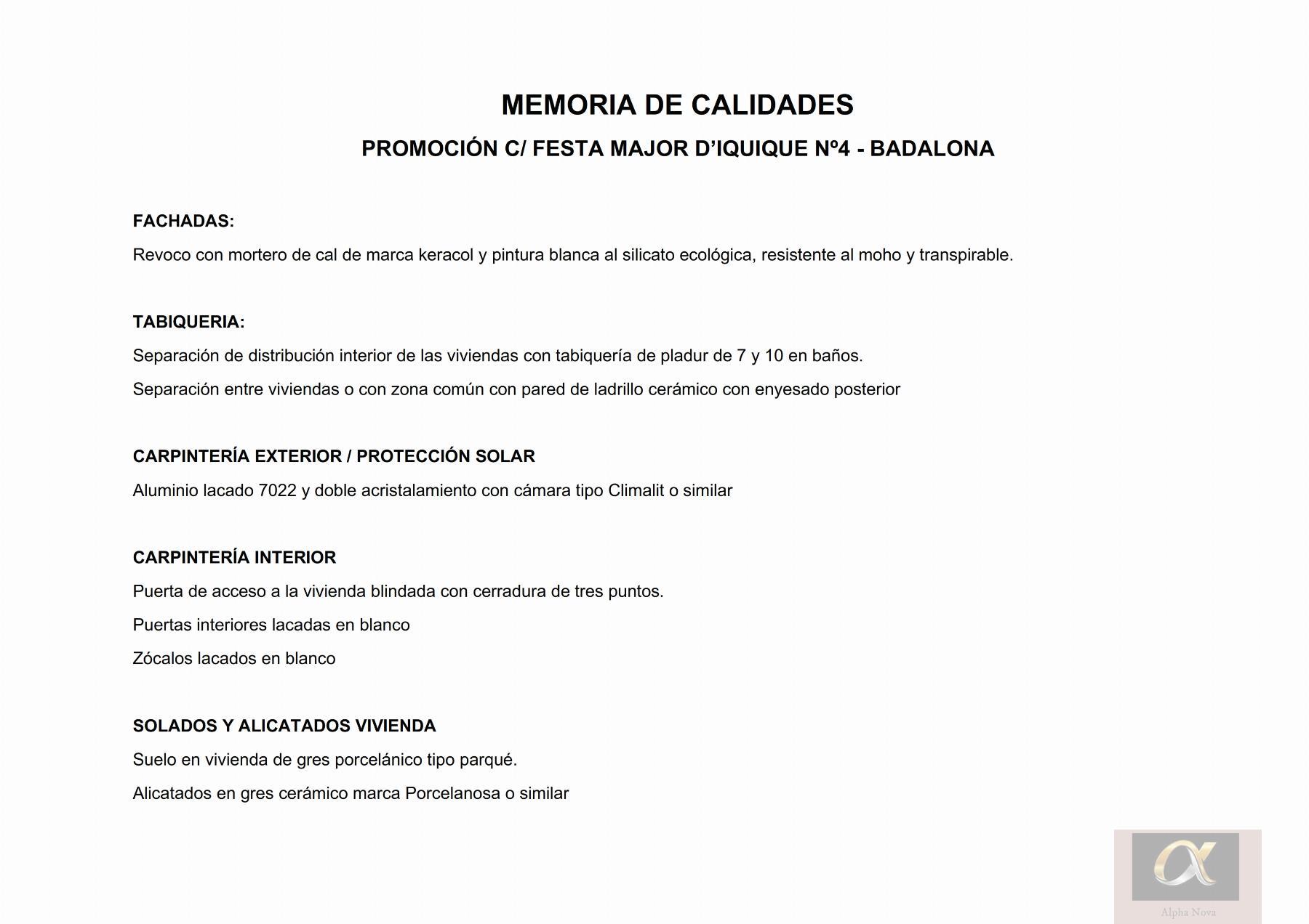 Venta de piso en Badalona