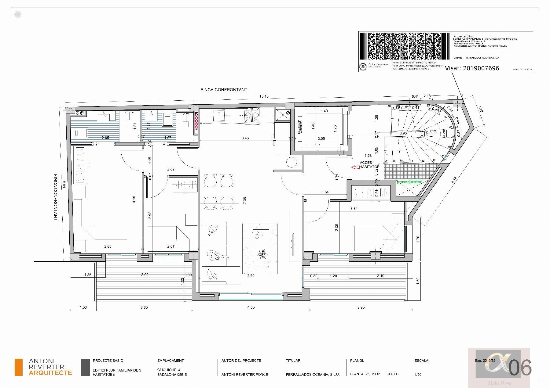 Venta de piso en Badalona