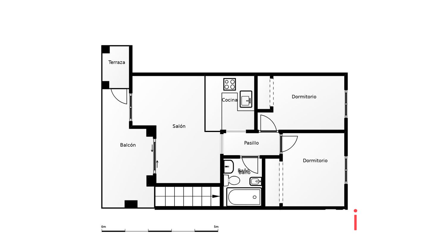 Venta de piso en Alhama de Murcia