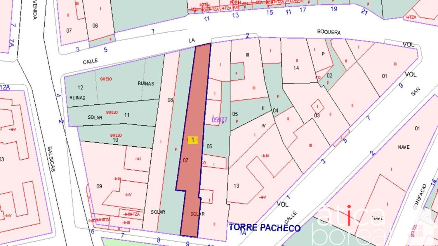 Venta de terreno en Torre-pacheco