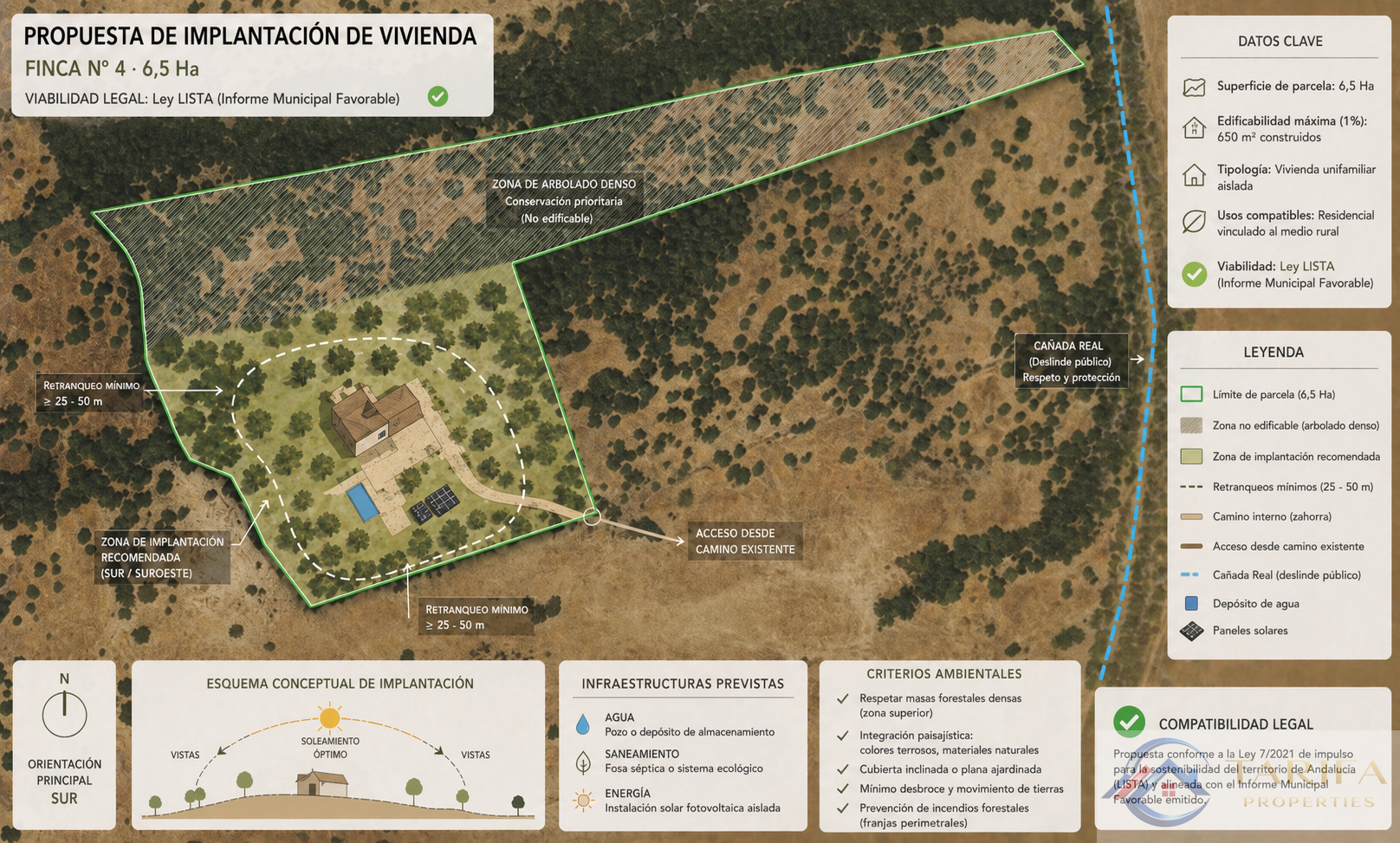 Venta de finca rústica en Tarifa
