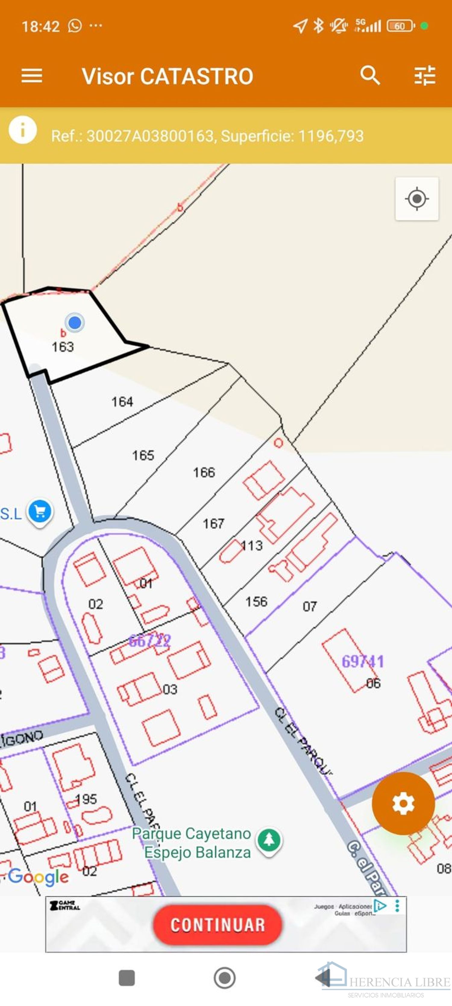 Venta de terreno en Molina de segura